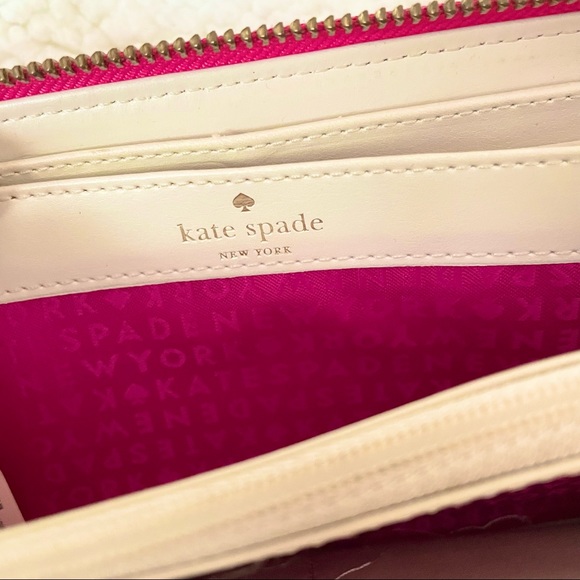 Kate Spade Moroccan Market Pink Zip Wallet - Picture 3 of 12